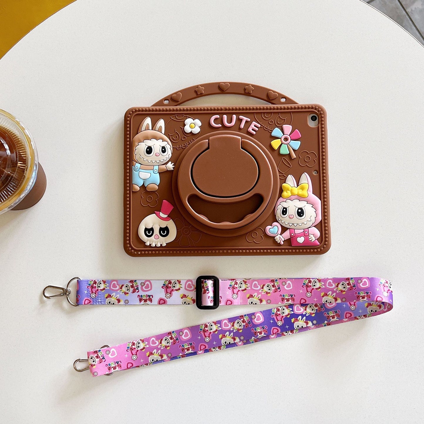 Cute Labubu iPad Silicone Case