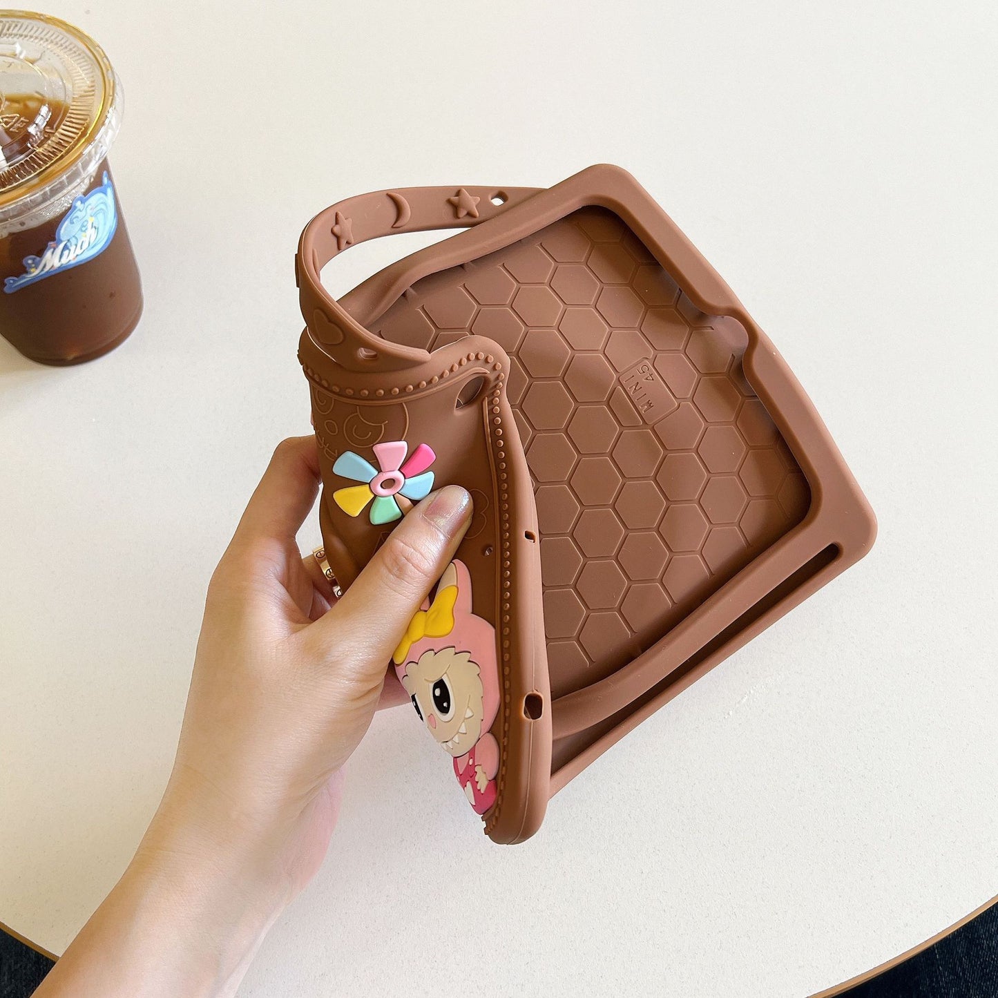 Cute Labubu iPad Silicone Case