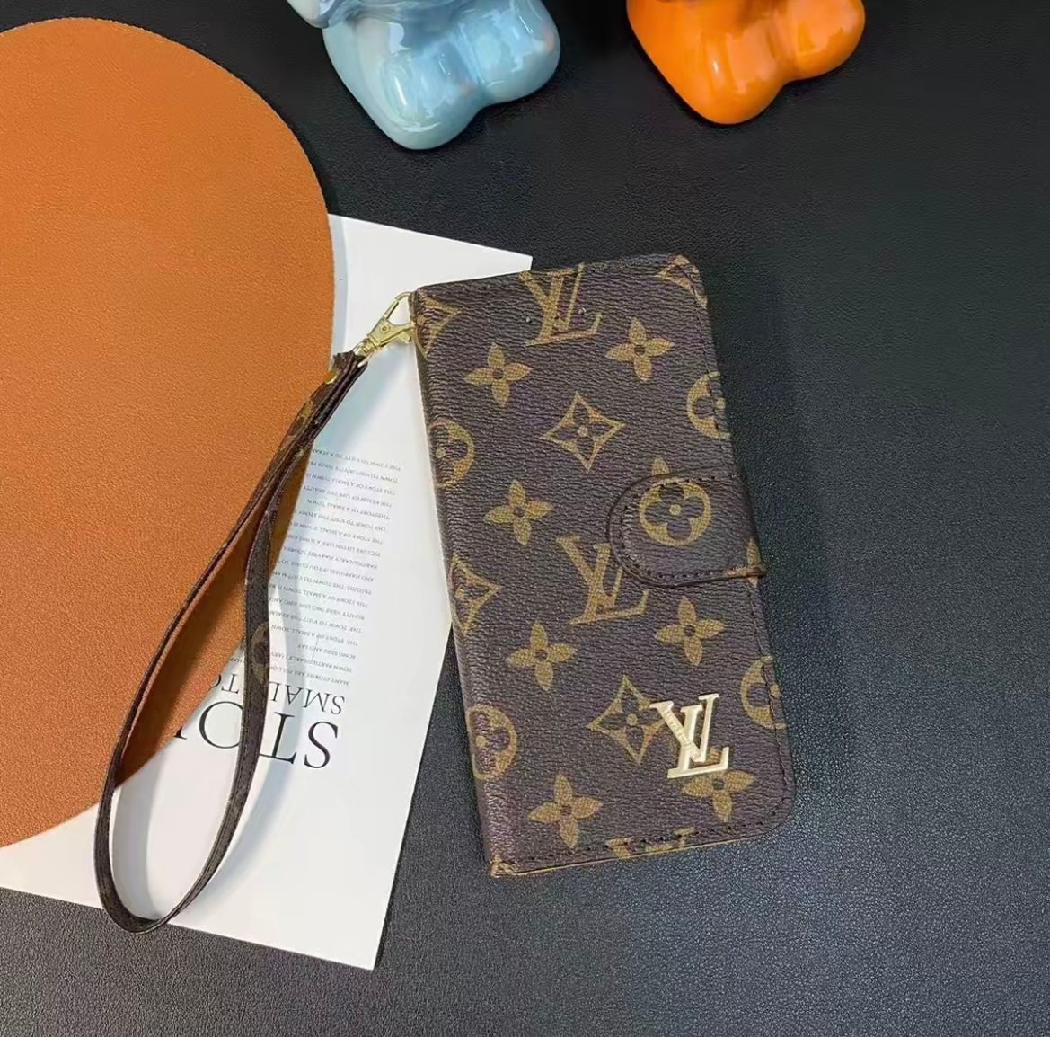 Luxury Leather iPhone Wallet Case