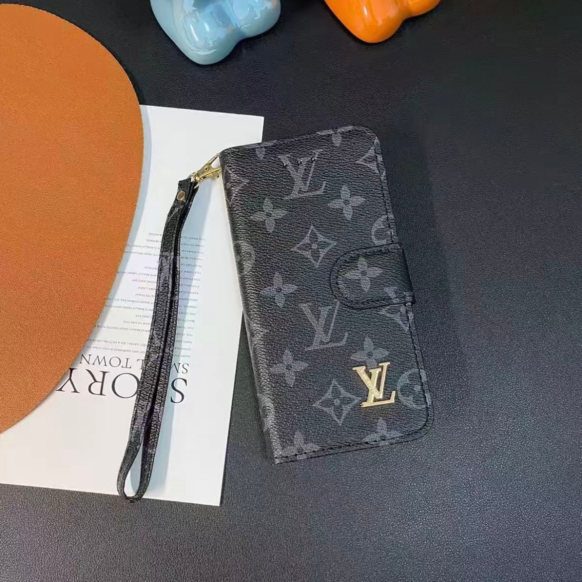 Luxury Leather iPhone Wallet Case
