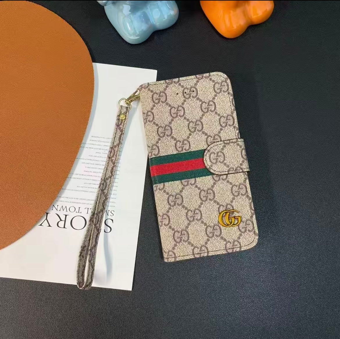 Luxury Leather iPhone Wallet Case
