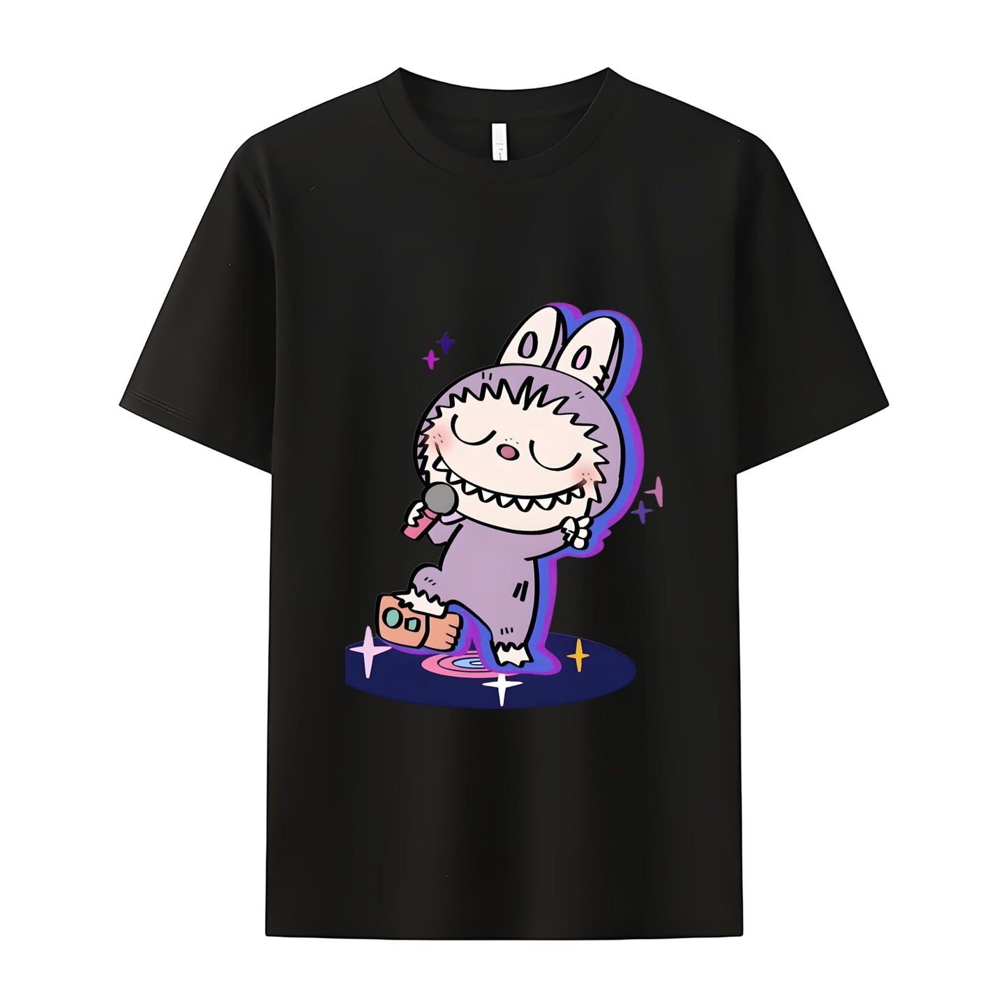 Camiseta de manga corta de Monsters Labubu the Monsters Crew Crew para regalos de Labubu Lover para novia