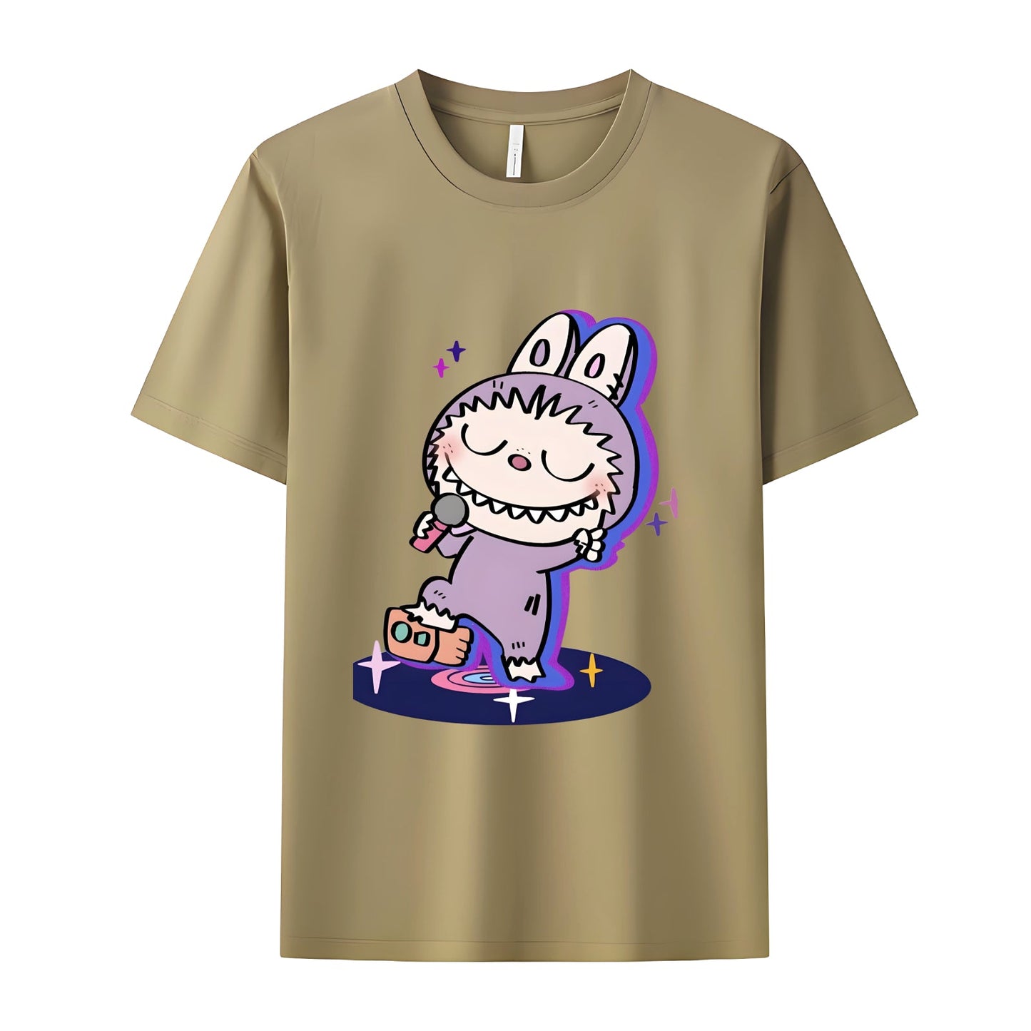 Camiseta de manga corta de Monsters Labubu the Monsters Crew Crew para regalos de Labubu Lover para novia