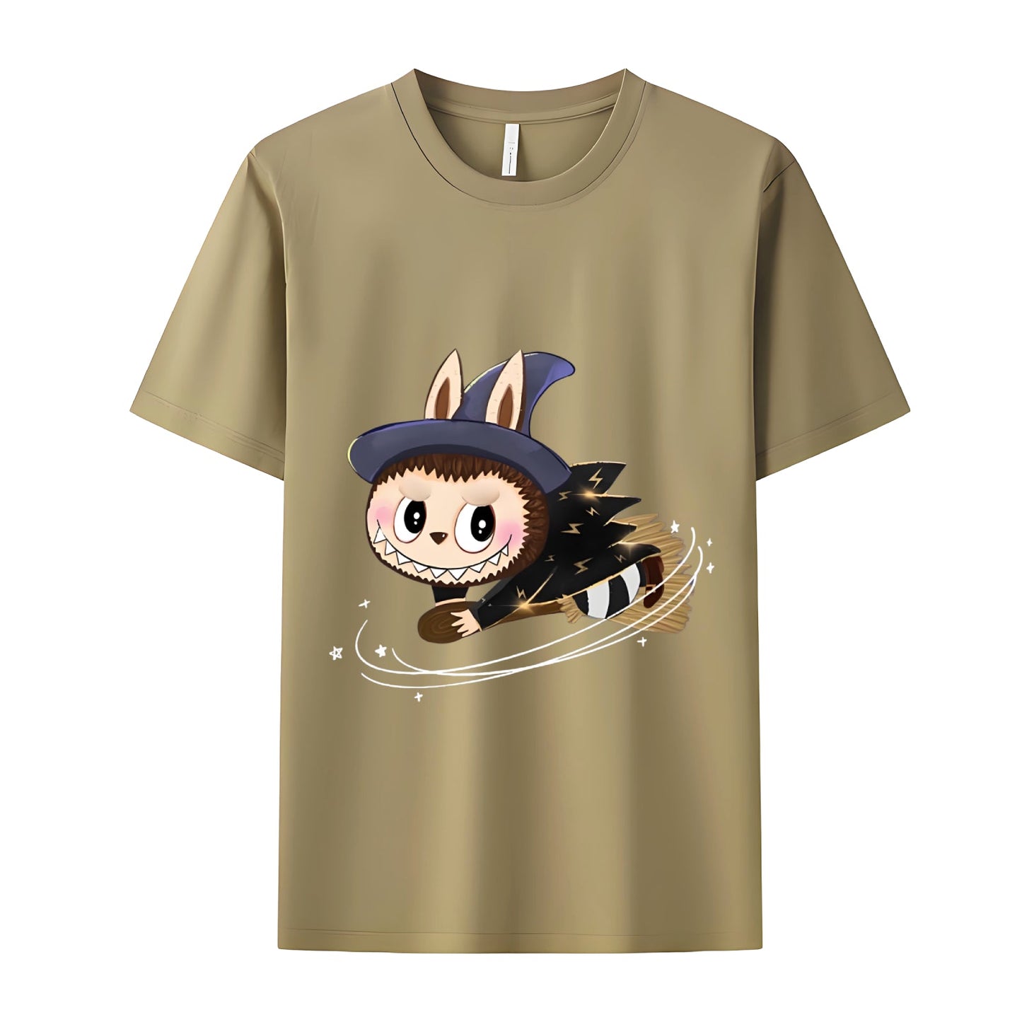Broom jazda labubu The Monsters Crew Neck krótki rękaw