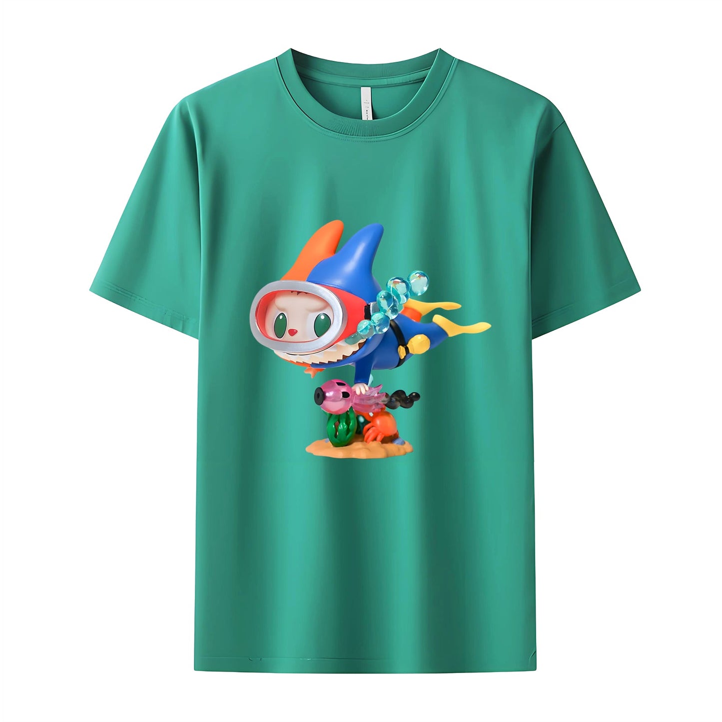 Dykker labubu Monsters besætning hals t-shirt til labubu elsker