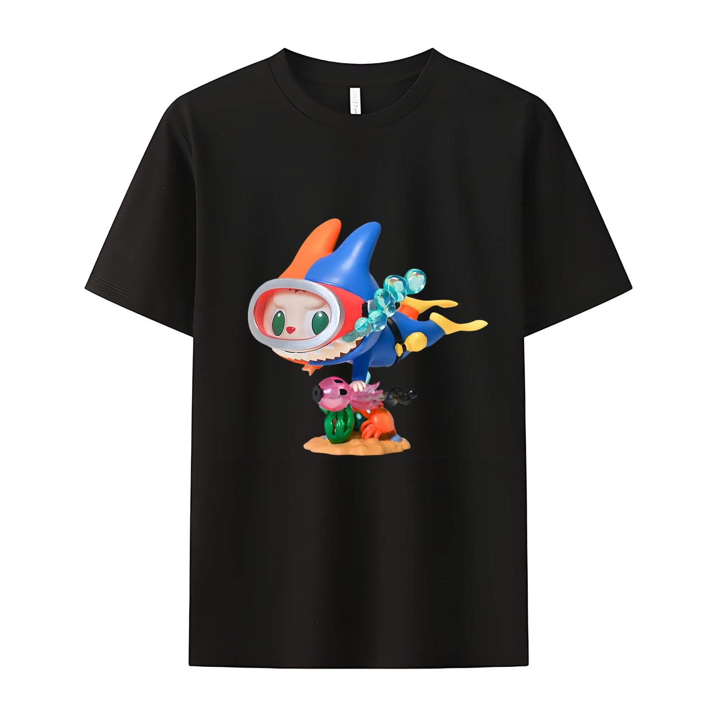 Dykker labubu Monsters besætning hals t-shirt til labubu elsker