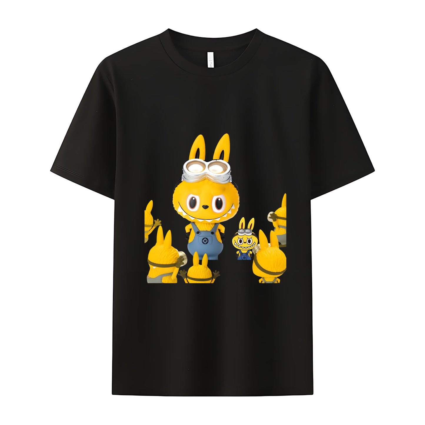 Cute Labubu The Monsters Crew Neck T-Shirt For Labubu Lover