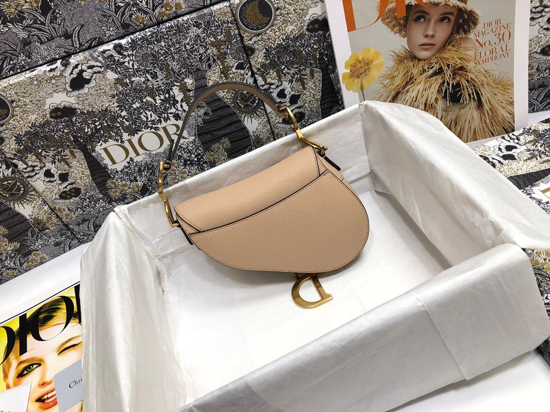 luxury Saddle Small Nude Color 21x18x5 cm