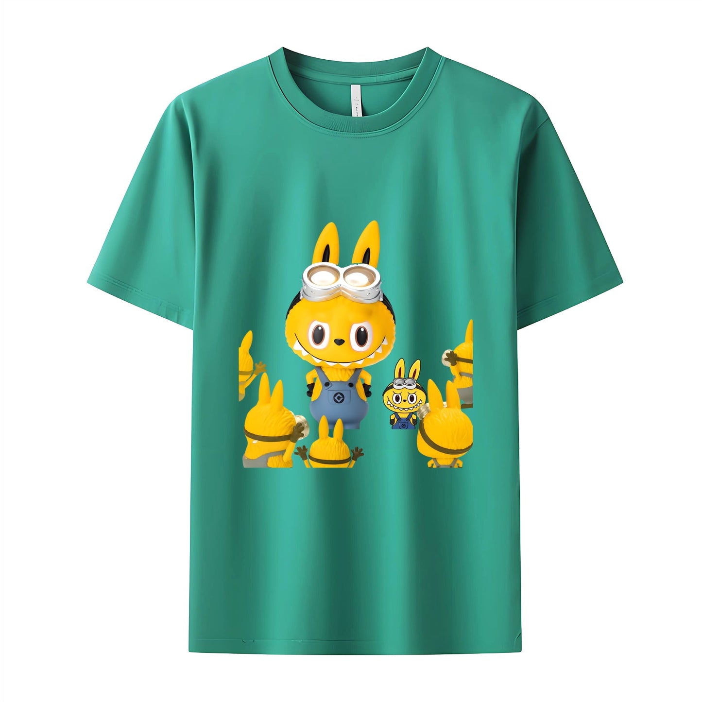 Cute Labubu The Monsters Crew Neck T-Shirt For Labubu Lover