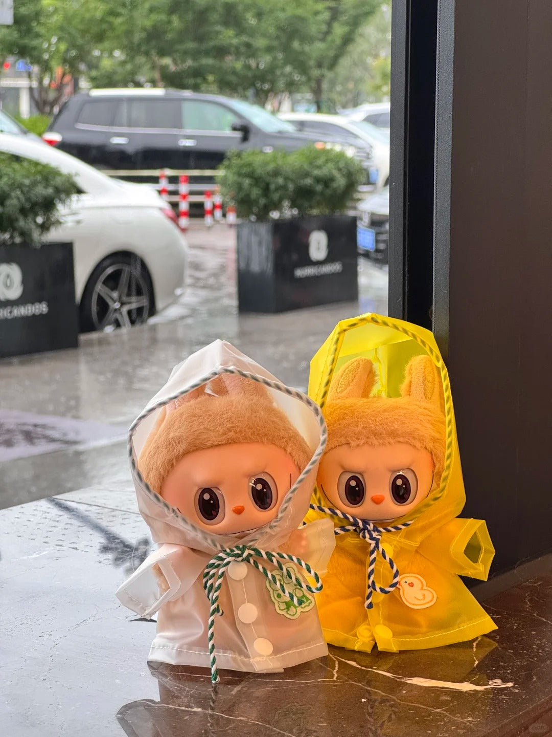Labubu Raincoat | Sødt regnfuldt - dagsudseende, sødhed maxed ud
