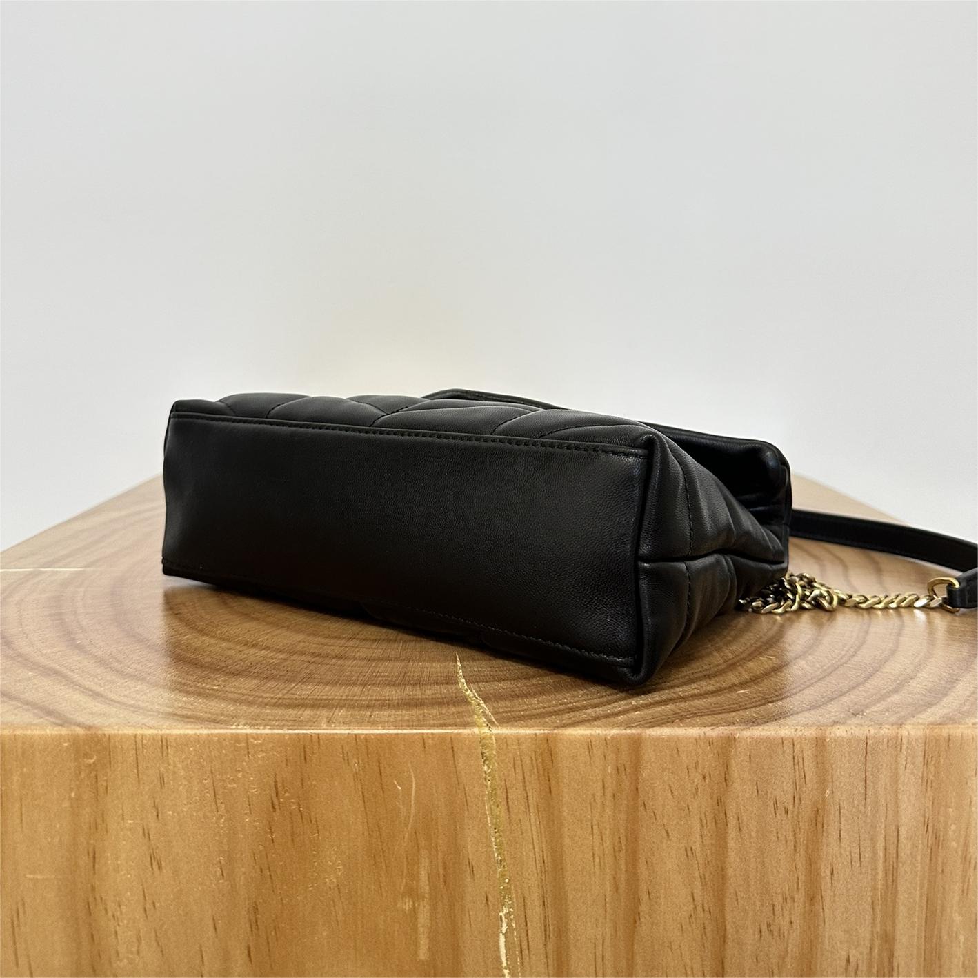 luxury | Loulou Puffer Toy Bag In Quilted Lambskin Gold Hardware Size 23x15.5x8.5