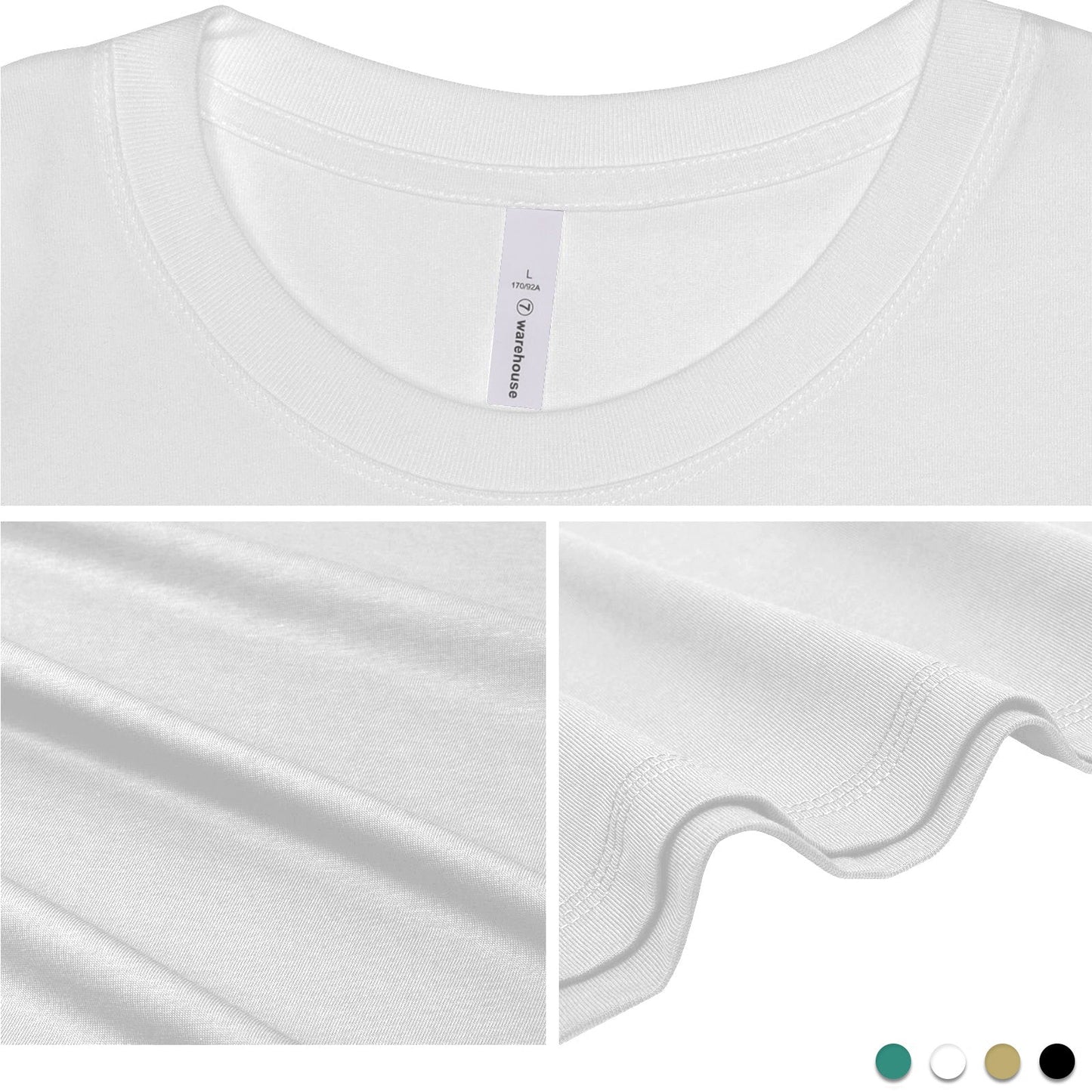 Cute Labubu Monsters Crew Neck Short Sleeve White T-Shirt Gift til hende