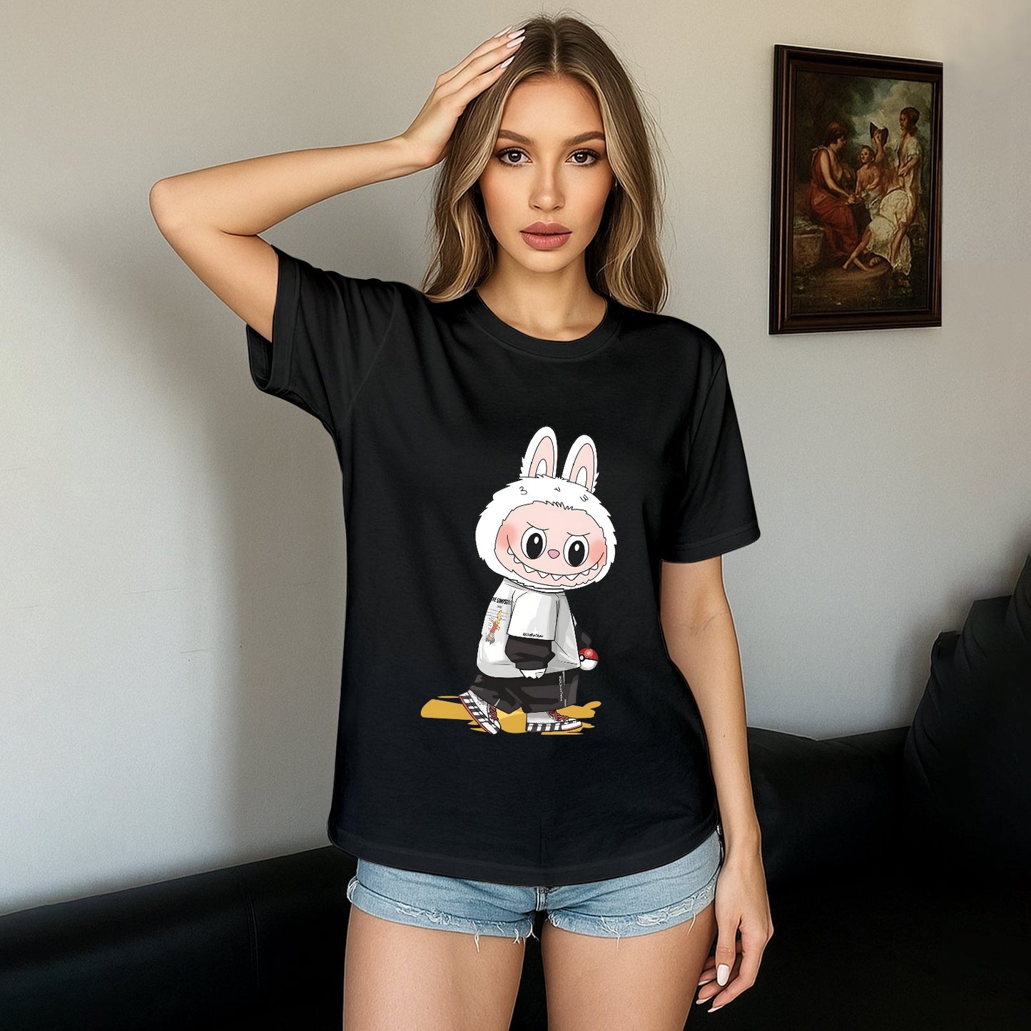 Cool LaBubu The Monsters Crew Neck krótki rękaw