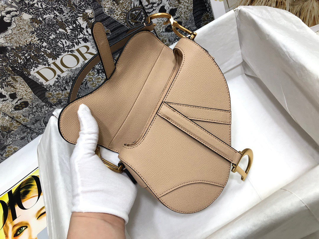 luxury Saddle Small Nude Color 21x18x5 cm