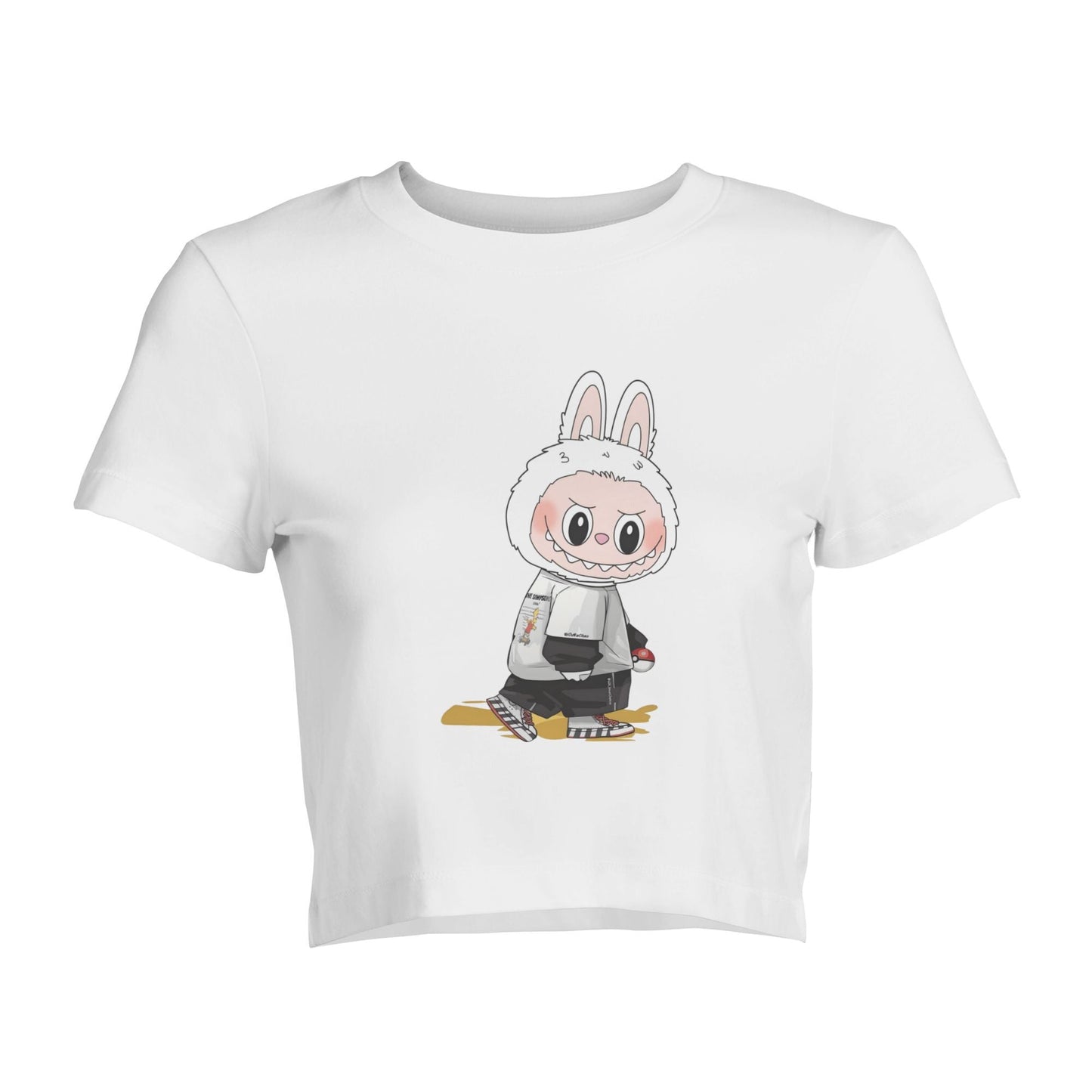 Camiseta de manga corta de Monsters Labubu the Monsters Crew Crew para regalos de cumpleaños de Labubu Lover