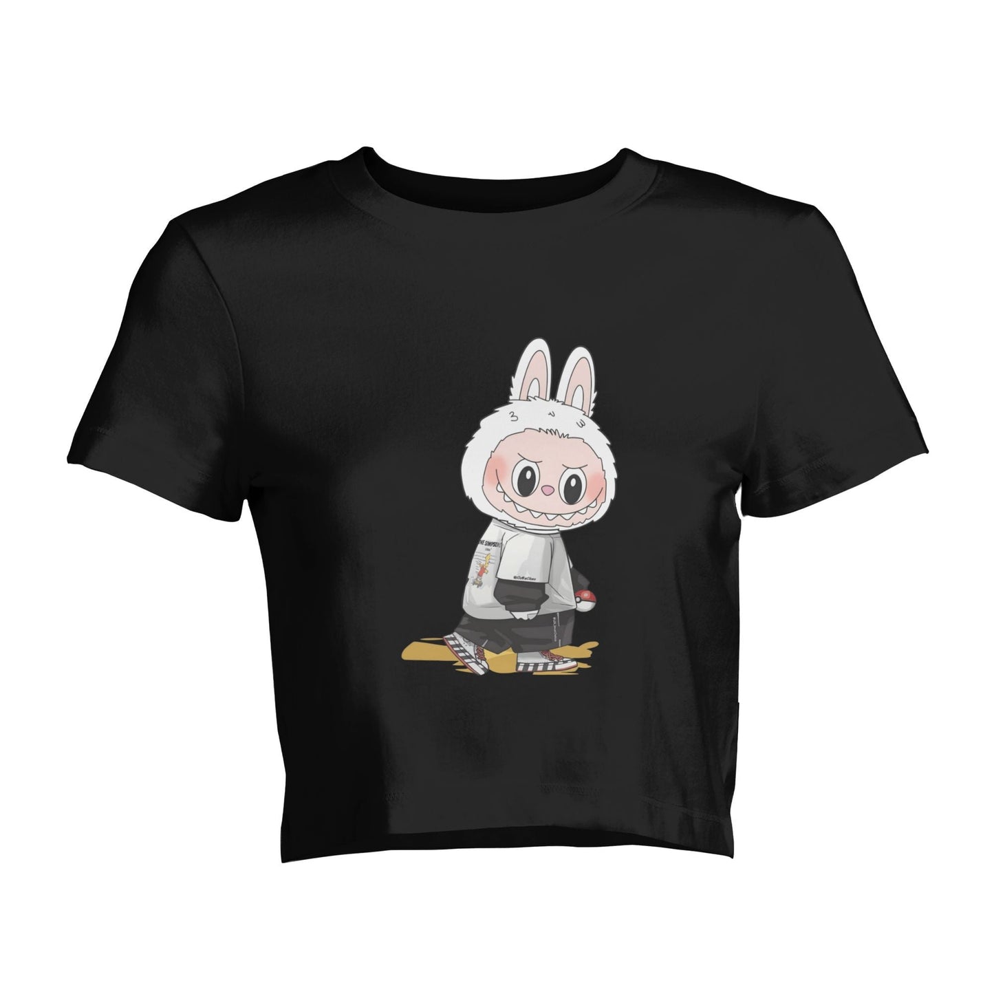 Camiseta de manga corta de Monsters Labubu the Monsters Crew Crew para regalos de cumpleaños de Labubu Lover