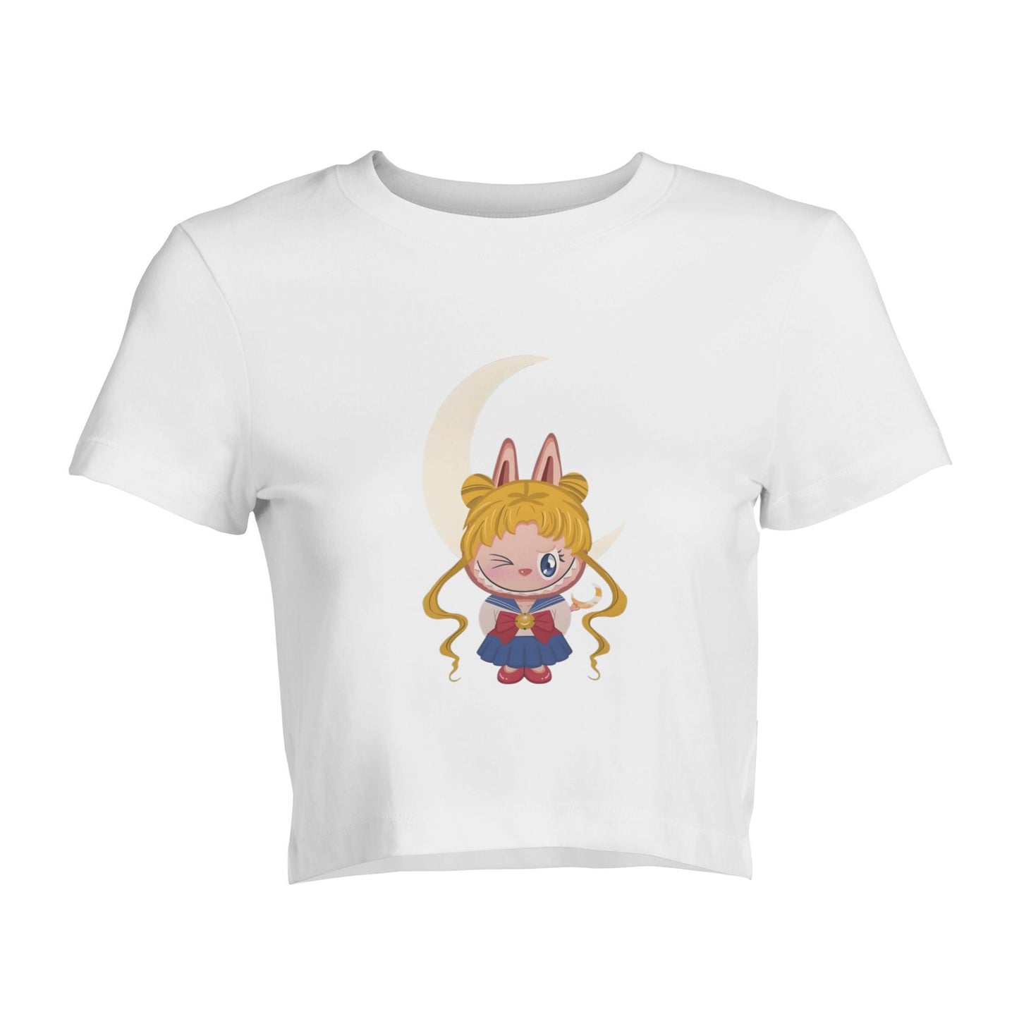 Camiseta de manga corta de Monsters Labubu the Monsters Crew Crew para regalos de cumpleaños de Labubu Lover