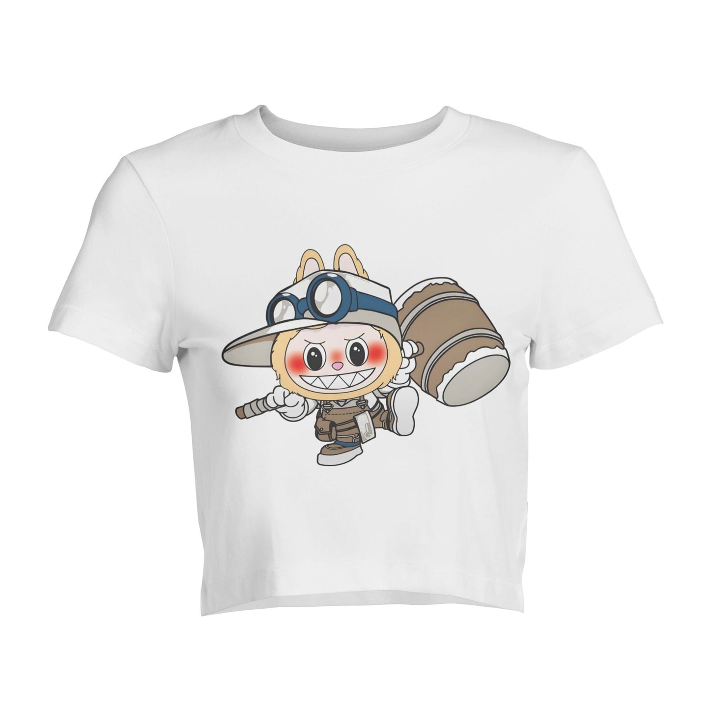 Camiseta de manga corta de Monsters Labubu the Monsters Crew Crew para regalos de cumpleaños de Labubu Lover