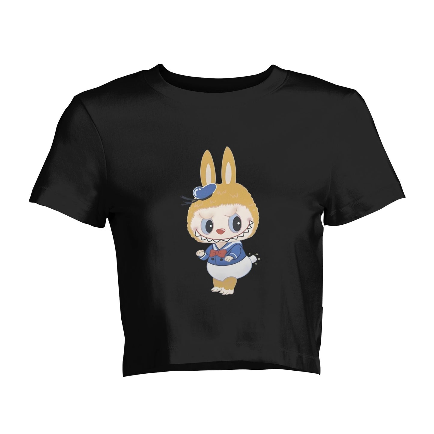 Camiseta de manga corta de Monsters Labubu the Monsters Crew Crew para regalos de cumpleaños de Labubu Lover