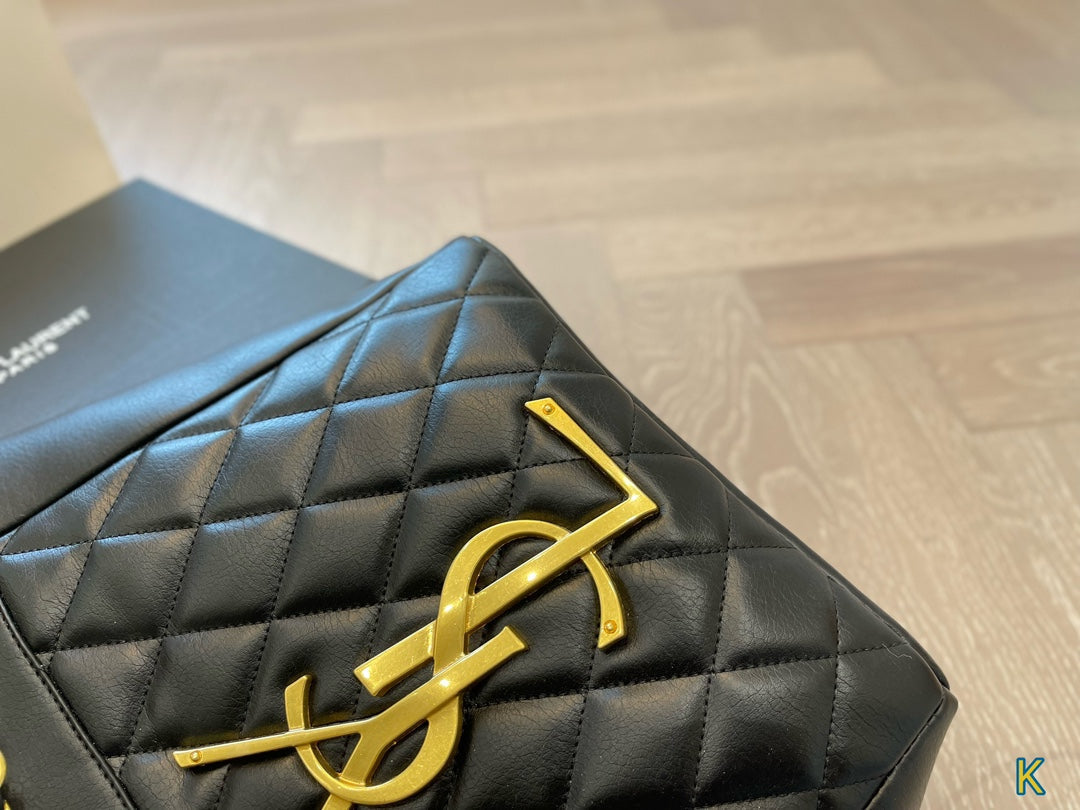 luxury SAINT LAURENT New Shopping Tote Bag 25x27cm