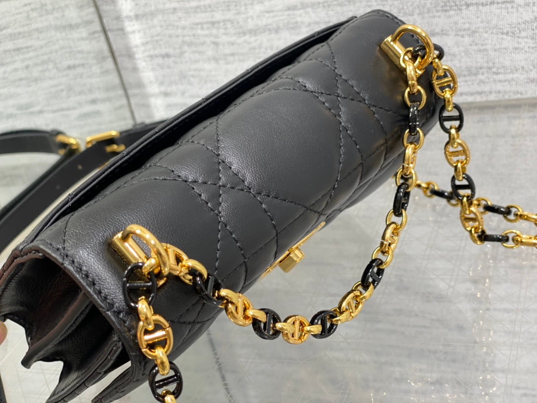 luxury Miss Caro Bag Macrocannage Lambskin Bag - 19 x 13 x 5.5 cm