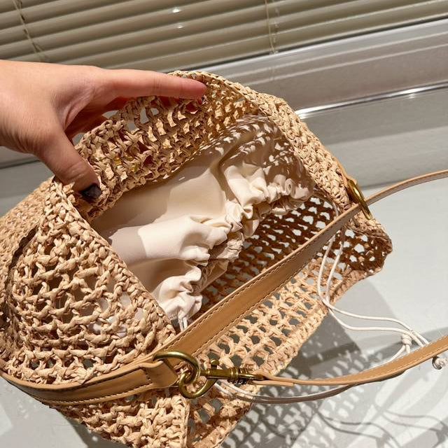 SAINT LAURENT luxury Raffia tote Bag