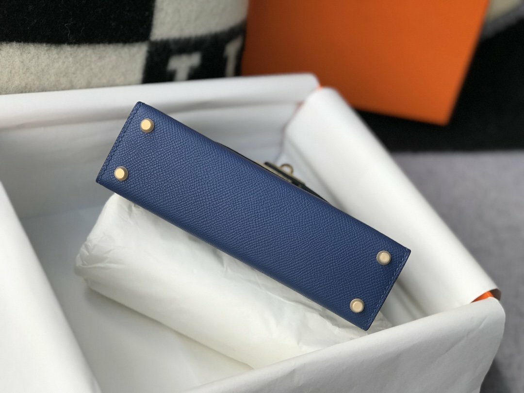 luxury Handle Bag 19cm Blue