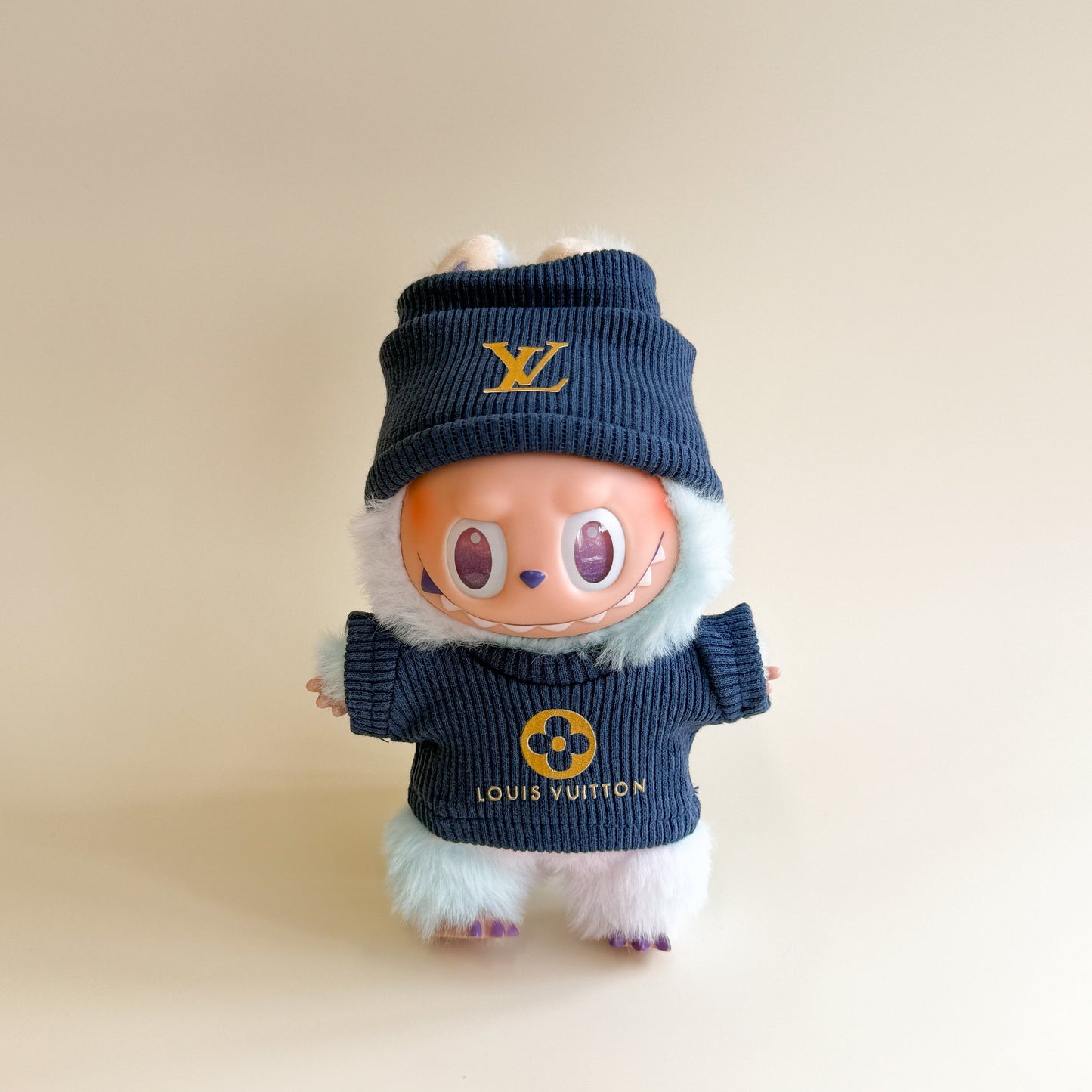 Labubu Golden Monogram Winter Set - L.V. Inspired