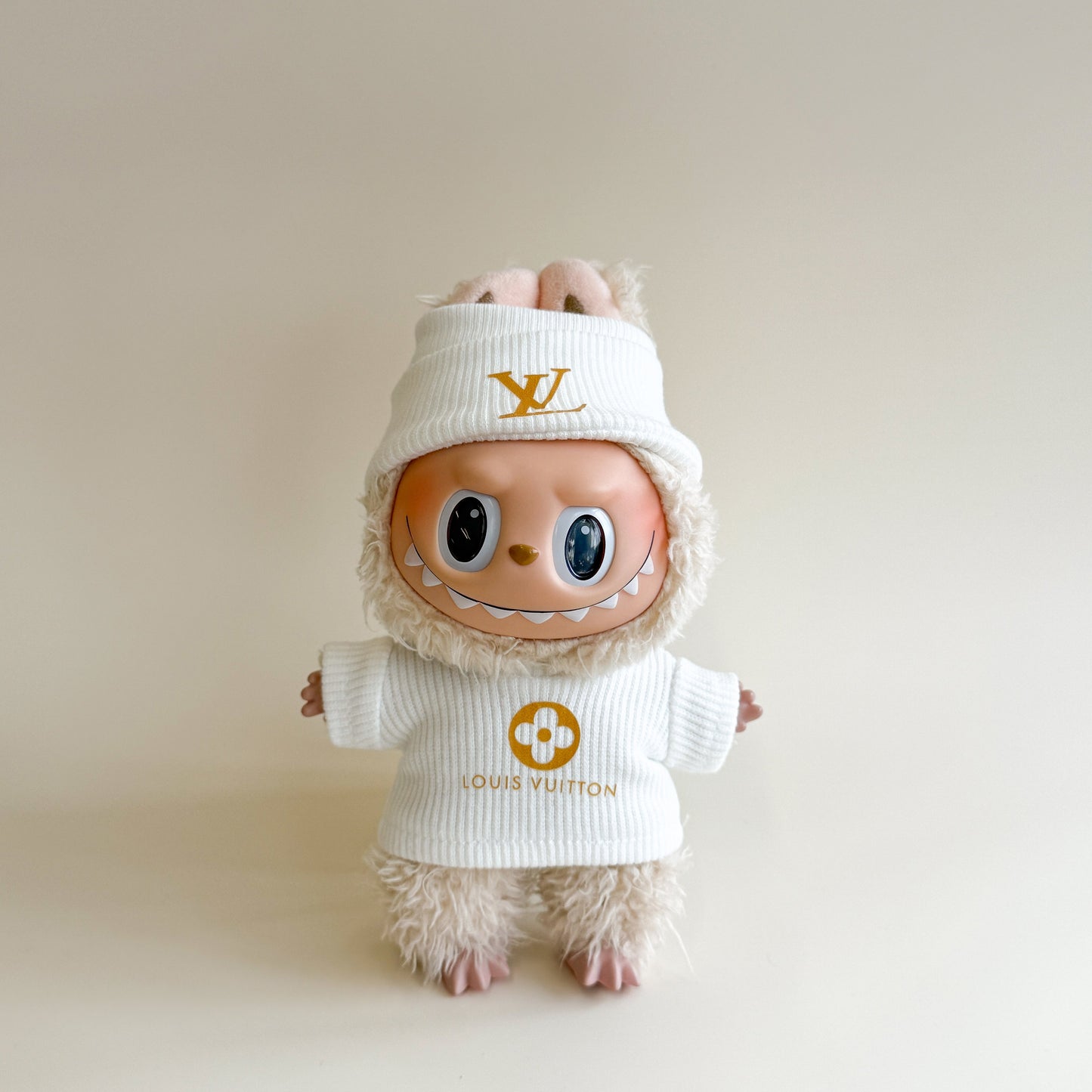 Labubu Golden Monogram Winter Set - L.V. Inspired