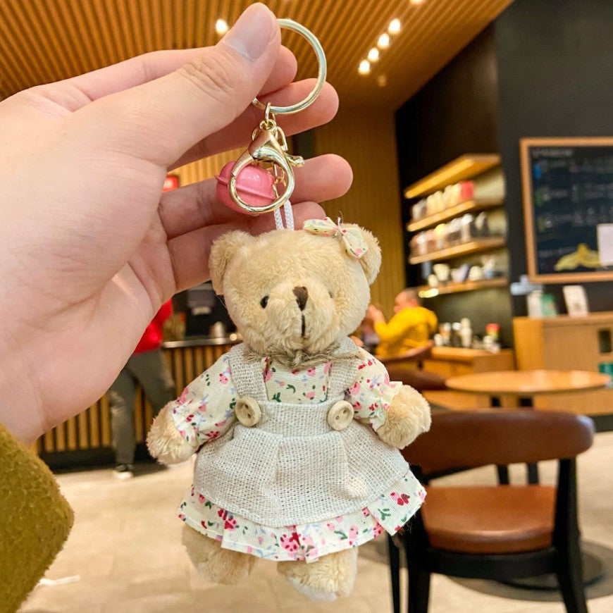 Floral Charm Teddy Bear Cuplu Charming