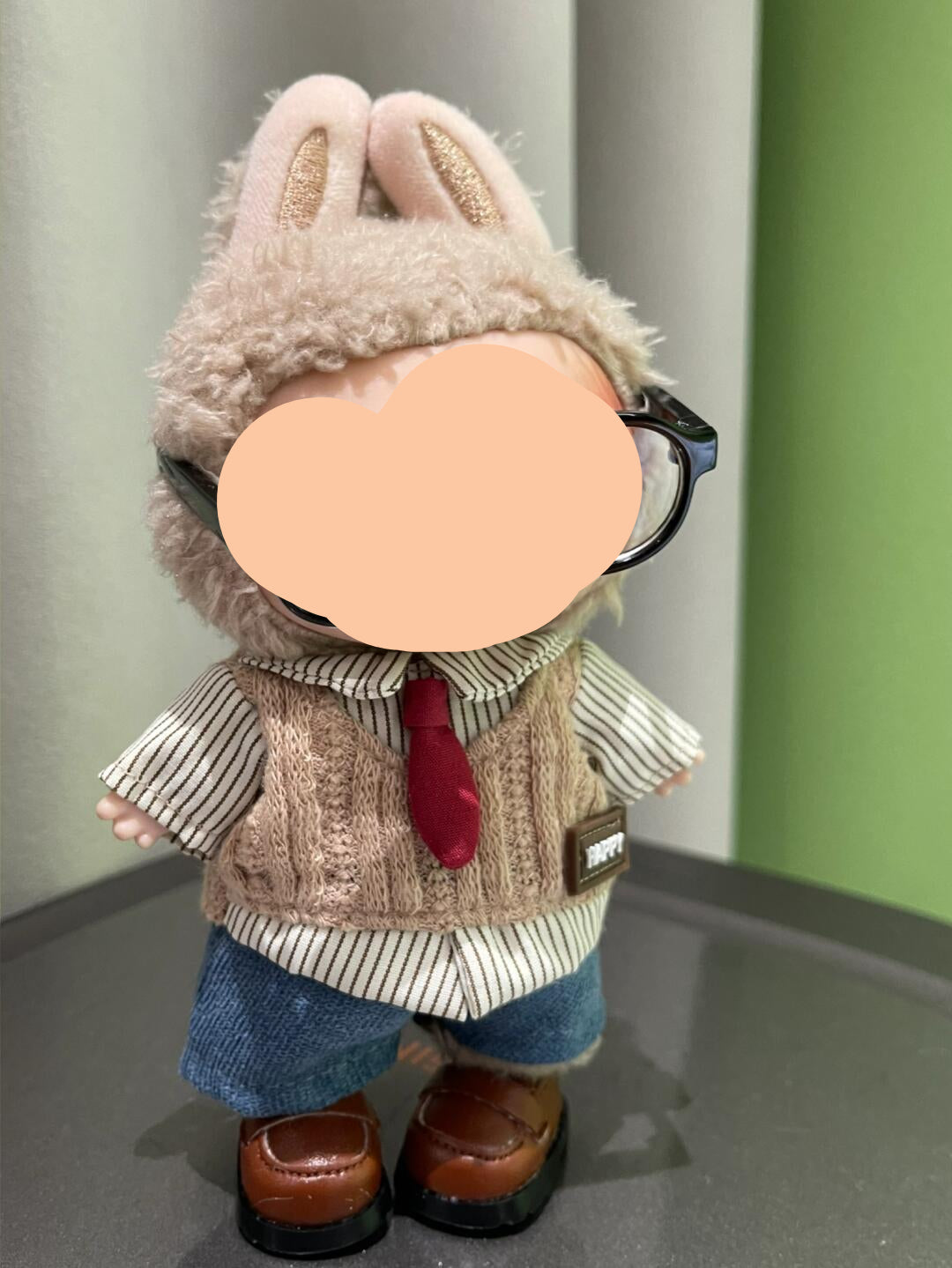 Labubo Clothes Sweater Vest + Shirt Keychain Labubo Clothing Labubo Labubo Doll Clothes