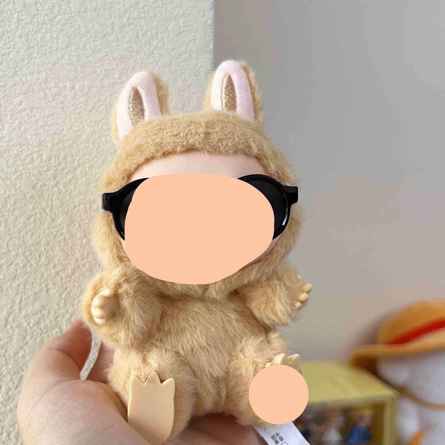Labubo Clothing Keychain Labubo Clothes Black Glasses