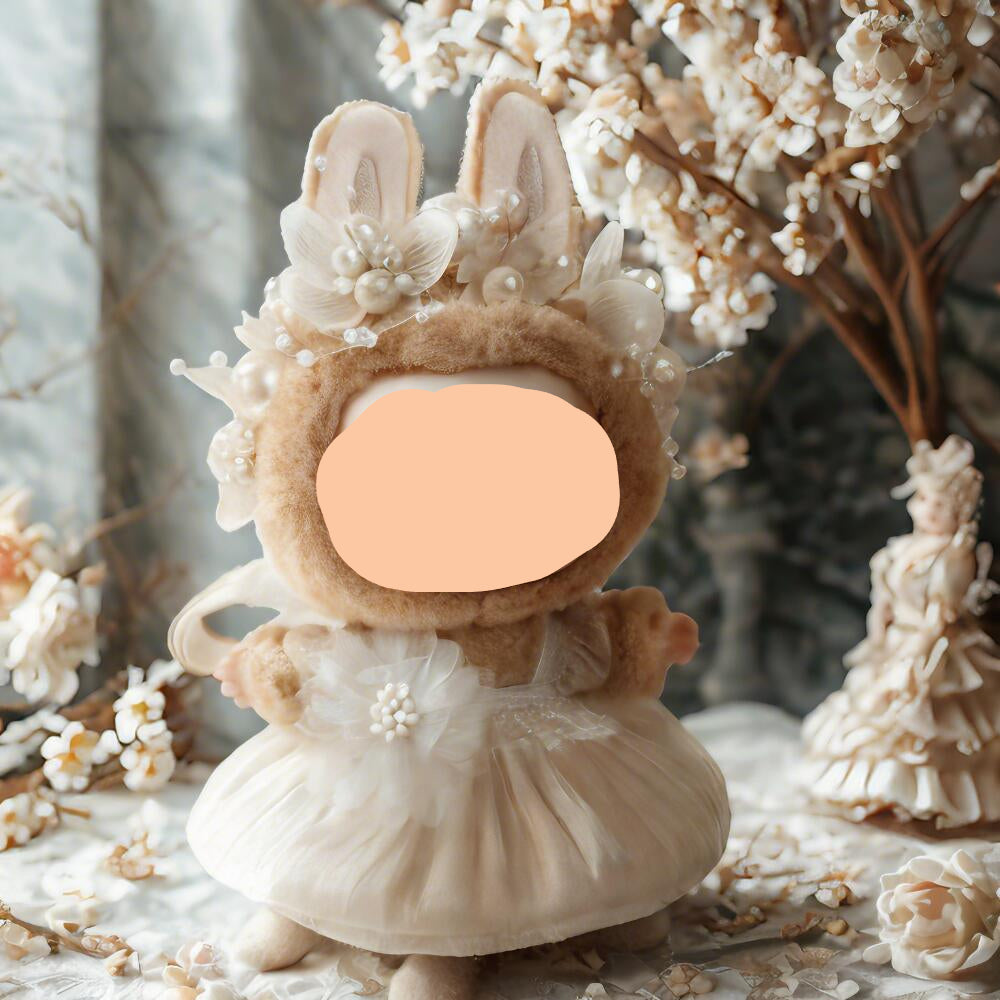 Wedding Dress With Wings Have a Seat Labubo Doll Clothes Groom's Suit Keychain Labubo Clothes 17cm Labubo Clothing