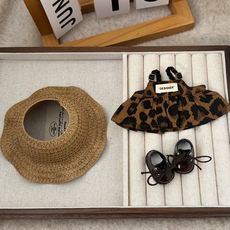 Straw Hat Keychain Labubo Clothes 17cm Labubo Clothing