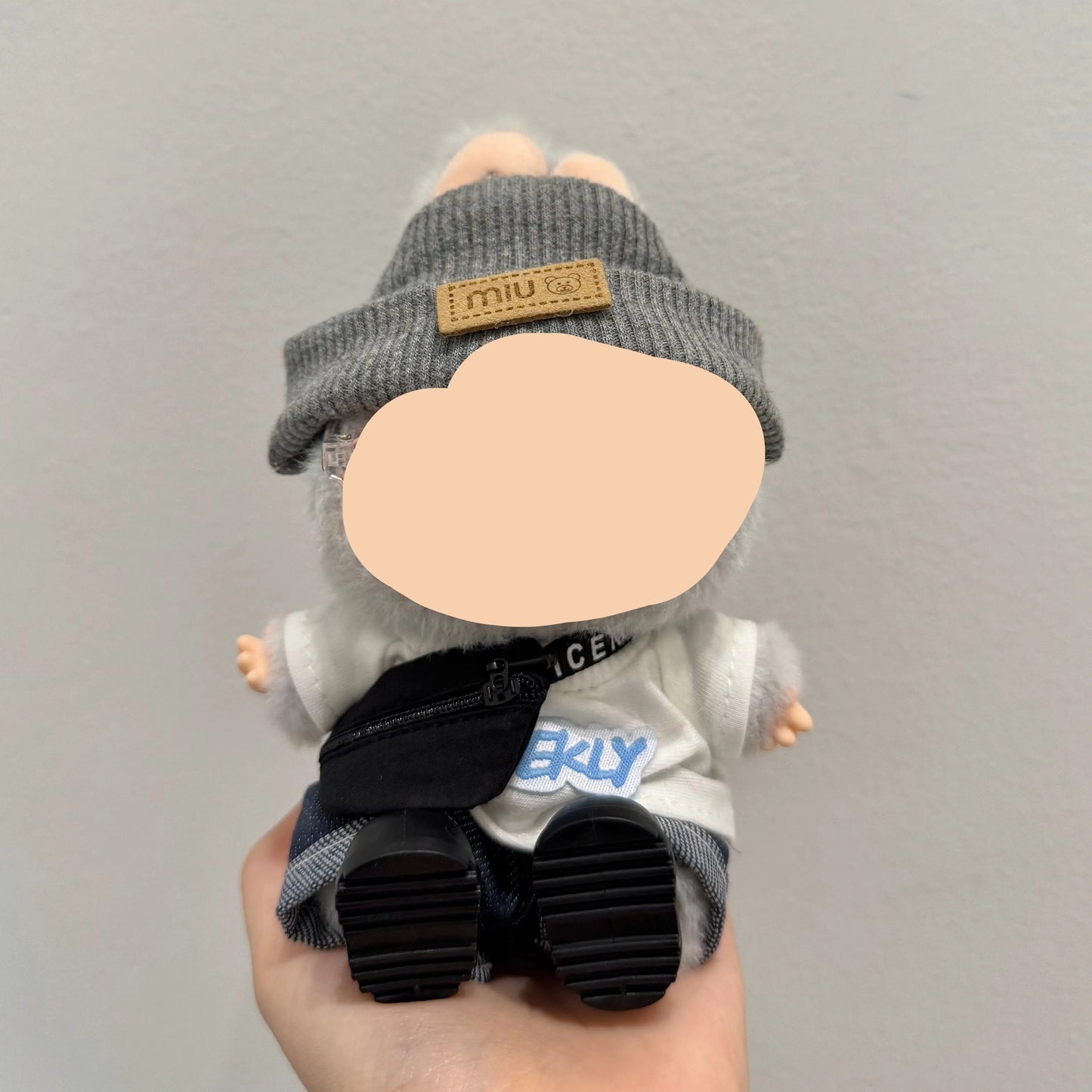 Cardigan Macaron Clothes for Labubo with Bottle Have a Seat Labubo Doll Clothes With Bottle Fashion Keychain Labubo Clothes 17cm Labubo Clothing