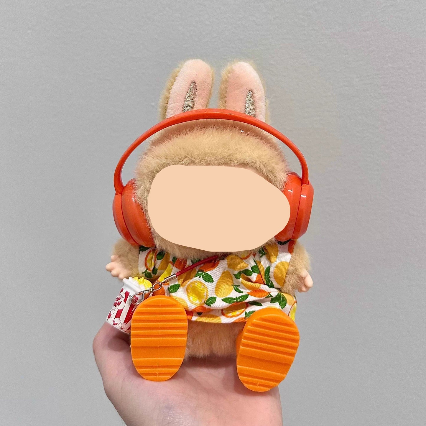 Cardigan Macaron Clothes for Labubo with Bottle Have a Seat Labubo Doll Clothes With Bottle Fashion Keychain Labubo Clothes 17cm Labubo Clothing