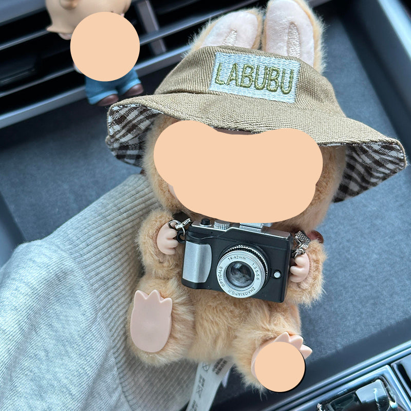 Cardigan Macaron Clothes for Labubo with Bottle Have a Seat Labubo Doll Clothes With Bottle Fashion Keychain Labubo Clothes 17cm Labubo Clothing