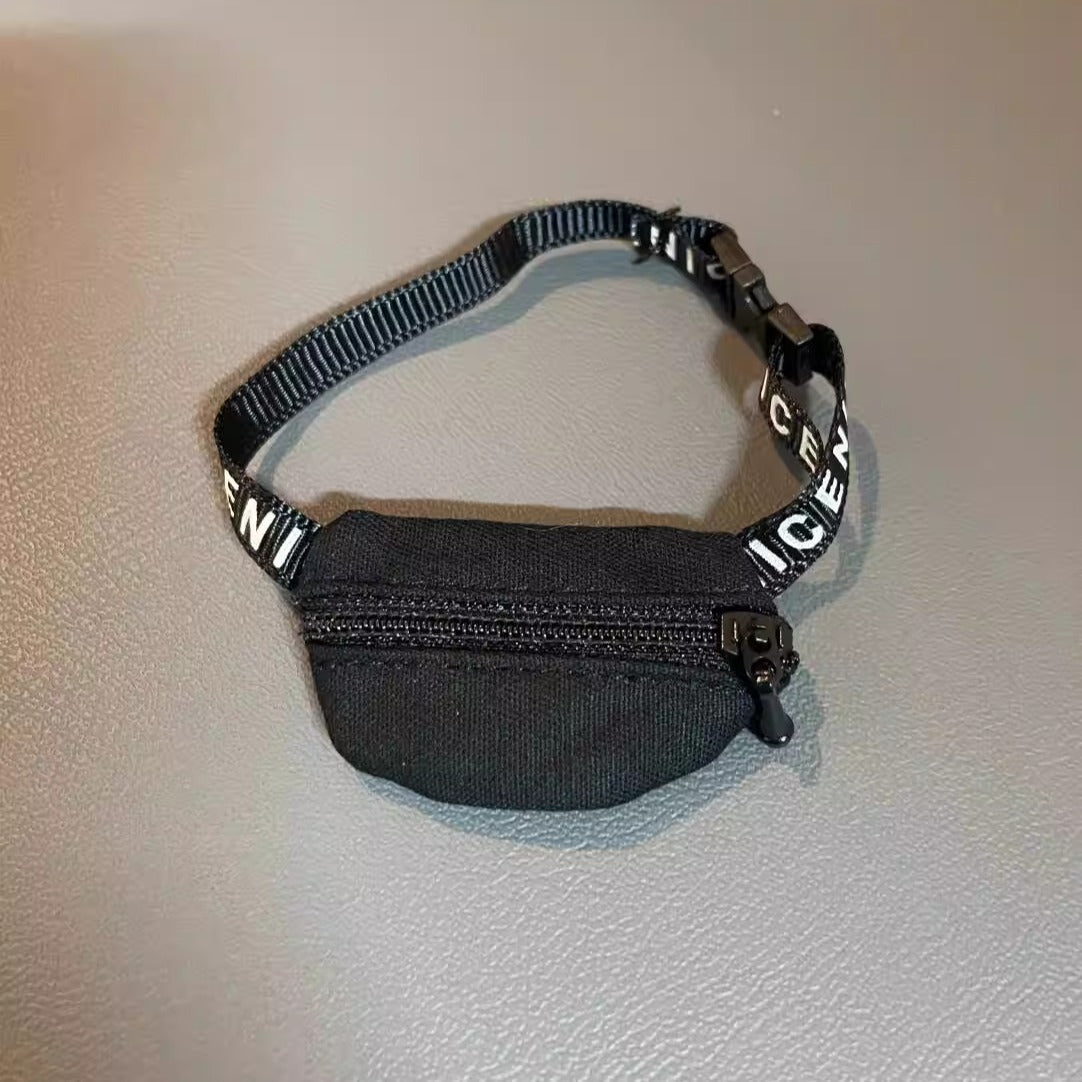 Have a Seat Labubo Doll Clothes With Bag Fashion Keychain Labubo Clothes 17cm Labubo Clothing Macaron Clothes for Labubo
