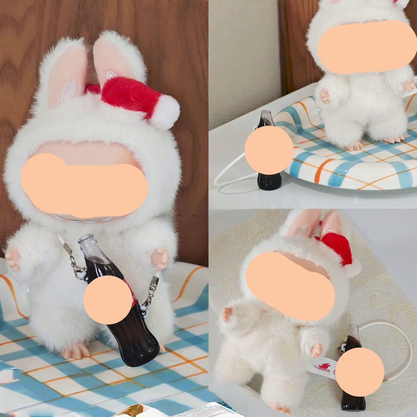 Keychain Labubo Clothes Cola Strap 17cm Labubo Clothing Have a Seat Labubo Doll Clothes