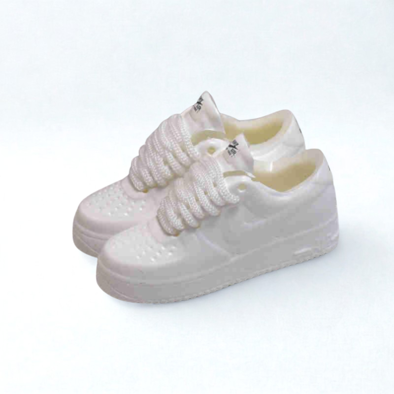 Labubu Miniature Sneakers - Air Force 1 Monochrome Edition