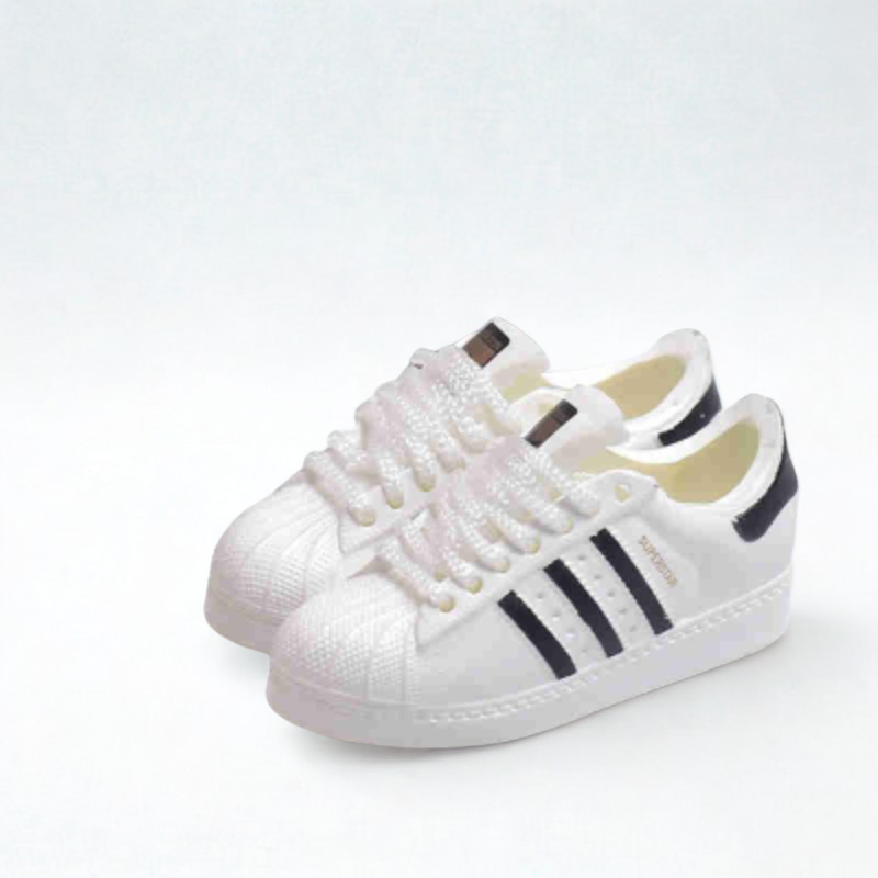 Labubu Superstar Inspired Miniature Sneakers - Shell Toe Edition