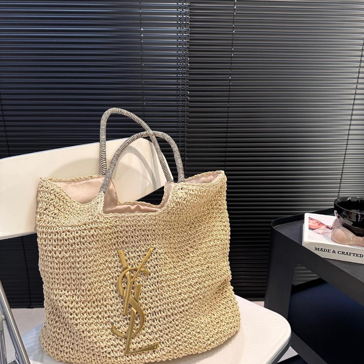 SAINT LAURENT luxury Raffia Bag