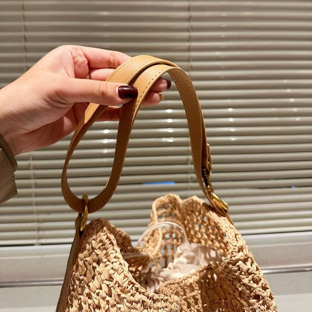 SAINT LAURENT luxury Raffia tote Bag