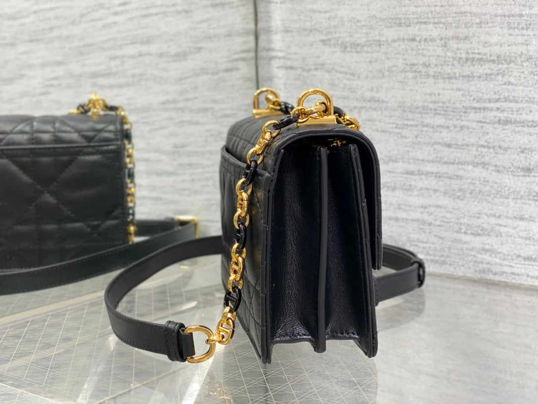 luxury Miss Caro Bag Macrocannage Lambskin Bag - 19 x 13 x 5.5 cm