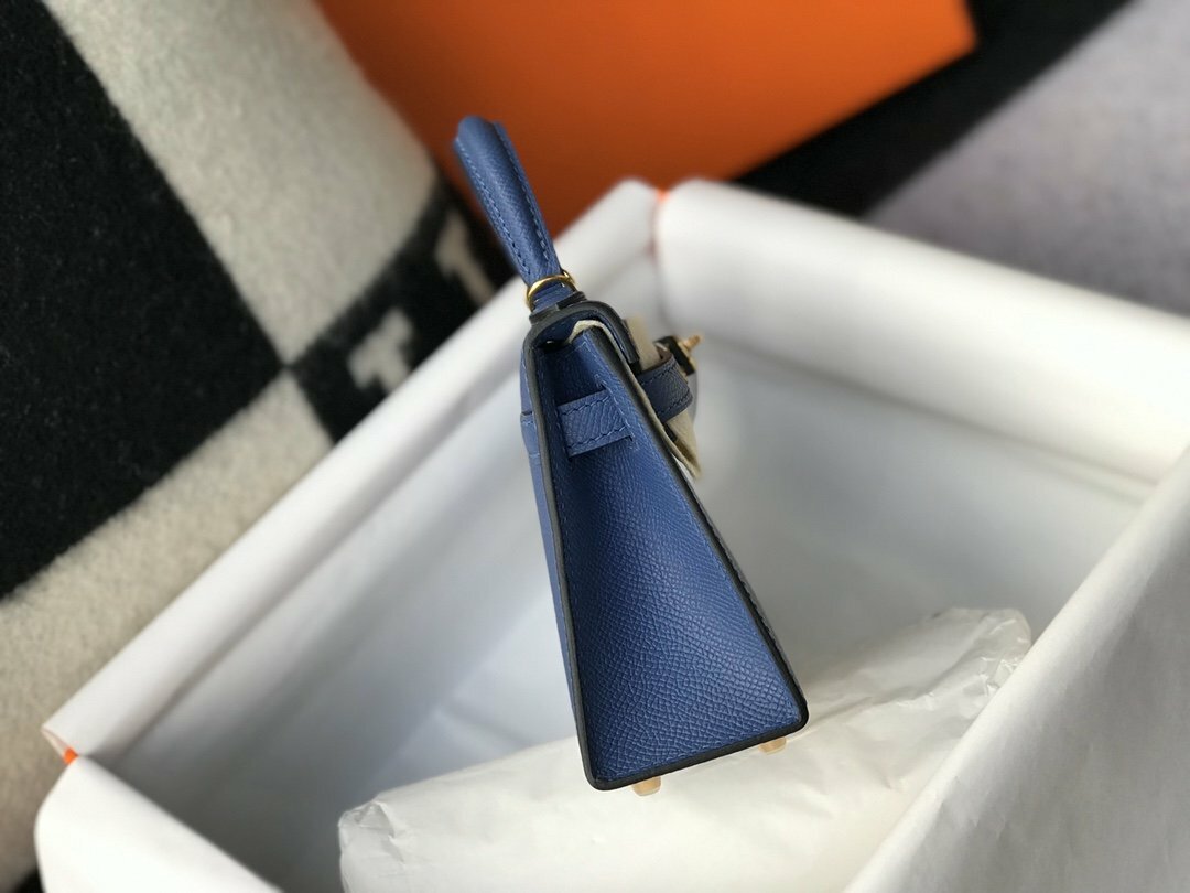 luxury Handle Bag 19cm Blue