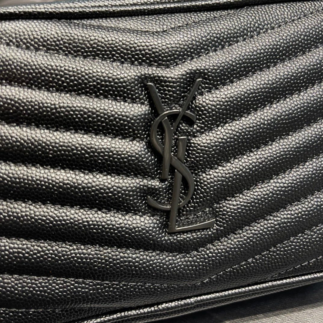 luxury Loulou Mini Camera Bag 18cm Black