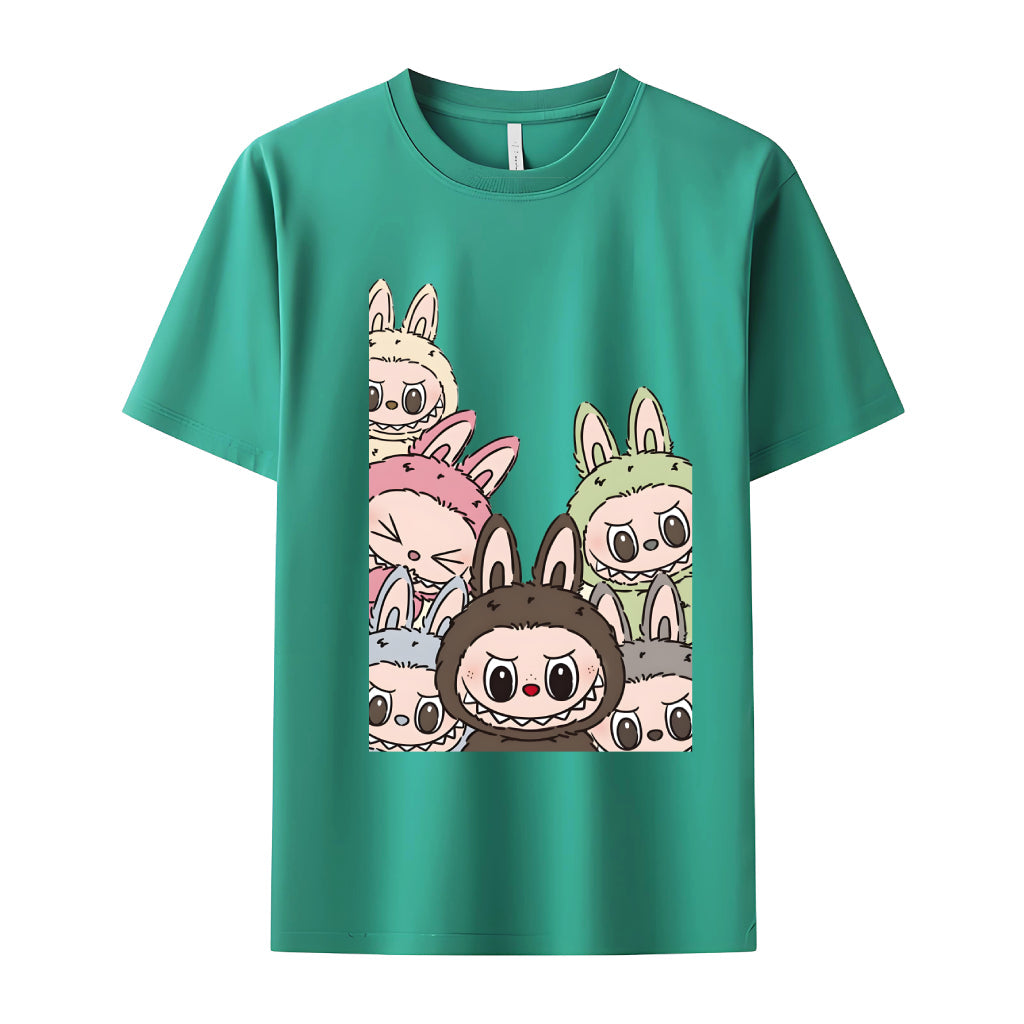 ラブブは彼女のためのラブブの恋人のギフトのためのモンスタークルーネックTシャツ