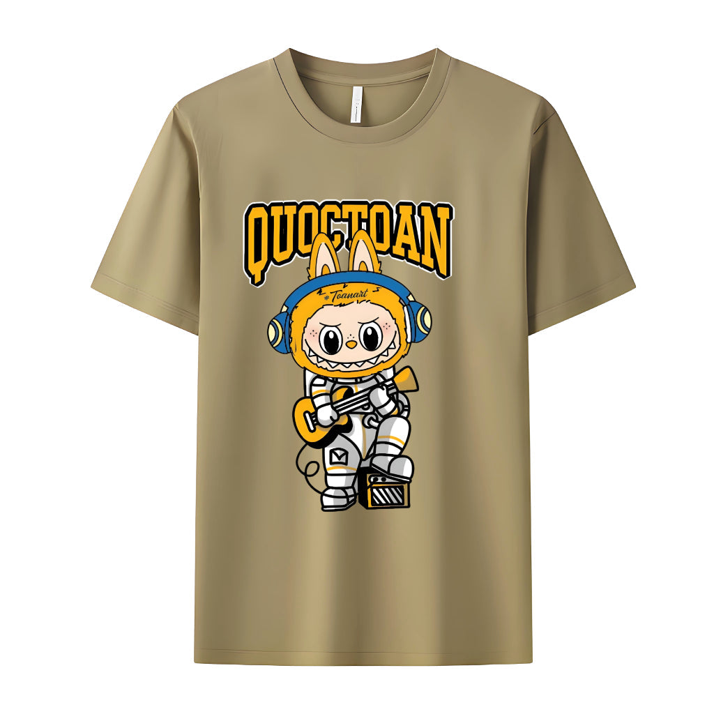 ラブブは、彼女のためのラブブの恋人のギフトのためのモンスタークルーネックTシャツのキューピッド