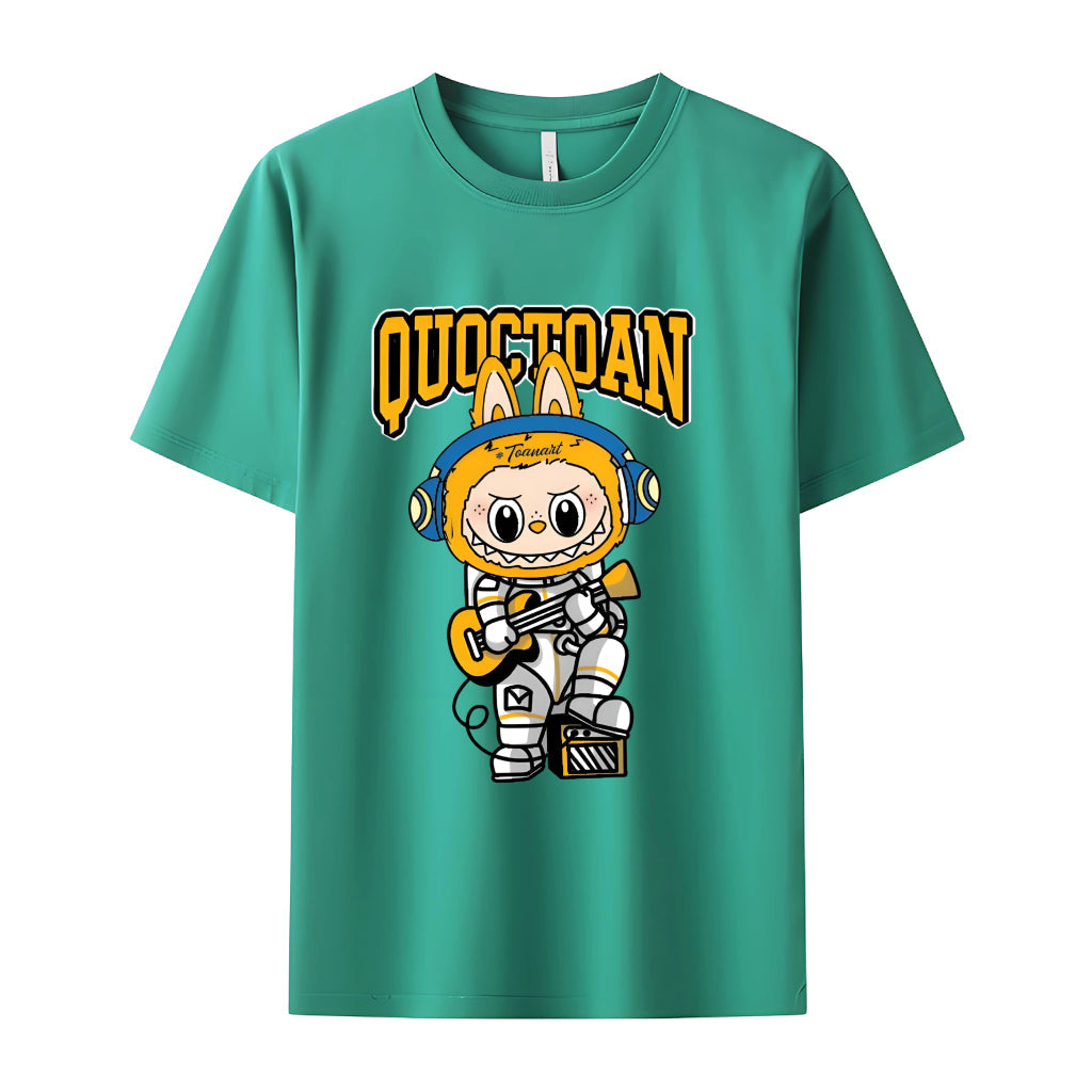 ラブブは、彼女のためのラブブの恋人のギフトのためのモンスタークルーネックTシャツのキューピッド