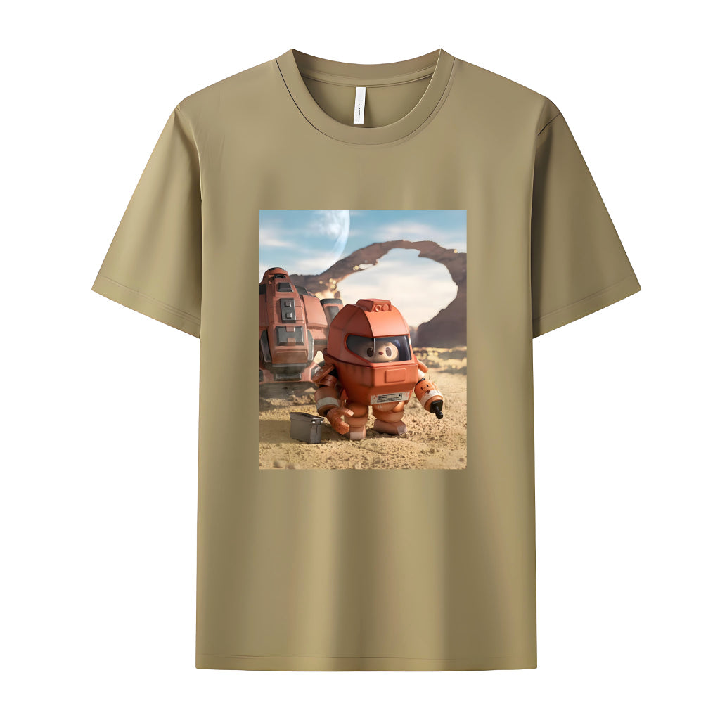 宇宙のラブブラブブ愛好家のためのモンスタークルーネックTシャツ
